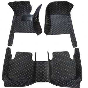 Tapis de sol de voiture en cuir de luxe, ensemble complet de 4 pièces, épaisseur 10 mm - Product Image 1