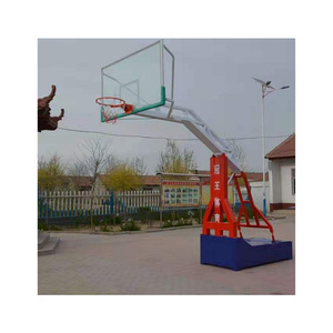 <span class=keywords><strong>Canestro</strong></span> da <span class=keywords><strong>Basket</strong></span> in Acciaio Personalizzato con Altezza Regolabile e Tabellone in Vetro Temperato per Uso Esterno e Interno - Product Image 3