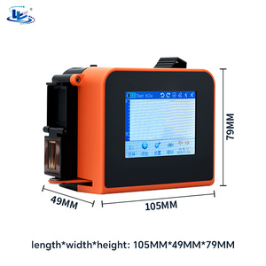 Mini Thermischer Tintenstrahldrucker Tragbarer Drucker für Flexible Medien Hochauflösende Wasserbasierte Tinte für Fast-Food-Verpackungsetiketten Hochgeschwindigkeit - Product Image 4