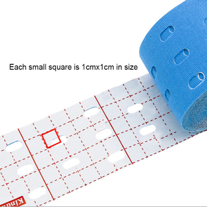 Bande de kinésiologie perforée et respirante pour l'entraînement sportif, soutien musculaire, unisexe, en pur coton, <span class=keywords><strong>bandage</strong></span> élastique en rouleau - Product Image 4