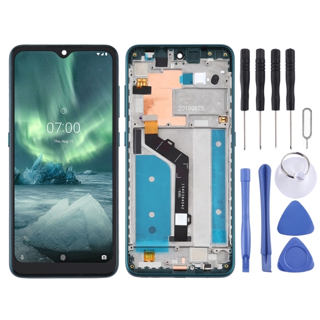 6.3'' LCD for Nokia 6.2 7.2 Display With Touch Screen for Nokia 7.2 Phone TA-1198 TA-1200 Digitizer Assembly