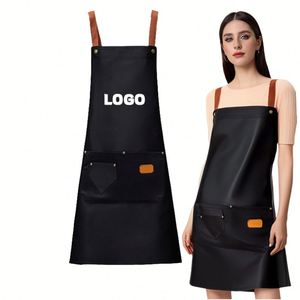 Tablier sans manches de haute qualité pour adultes, personnalisable avec logo, tendance, unisexe, pour artistes, salons de coiffure, cafés - Product Image 3