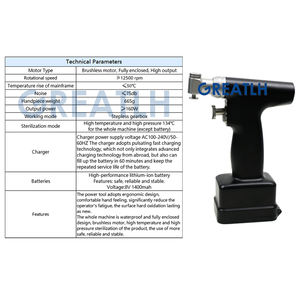 <span class=keywords><strong>Micro</strong></span> perceuse orthopédique sans balais scie électrique chirurgicale <span class=keywords><strong>Micro</strong></span> scies oscillantes électriques médicales - Product Image 2