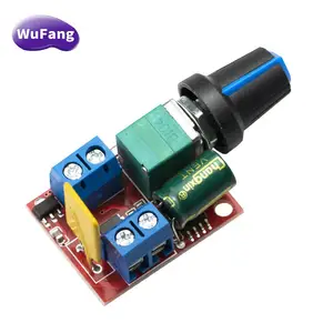 Wufang I-SMART Module de contrôleur de vitesse de moteur 3-35V 12V 24V PWM DC régulateur de vitesse de moteur interrupteur réglable LED variateur de ventilateur