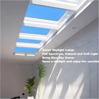 Lampe LED SMD2835 encastrée pour intérieur, lumière artificielle CRI, effet ciel bleu, faux puits de lumière, panneau lumineux de plafond virtuel