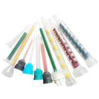 Cartouche AB avec distributeur de pistolet à colle, Tube mitigeur en plastique jetable, buse de mélange statique en époxy