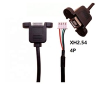 Conector USB Tipo B Hembra para Montaje en Panel ETERNALSTAR a Adaptador XH 2.0 Dupont EN STOCK Arnés de Cables 5P 4P