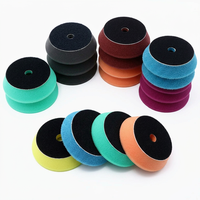 Tampons de polissage en mousse haute densité de 3 pouces (75 mm) avec fixation auto-agrippante pour la correction de la peinture automobile et la restauration des phares