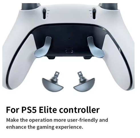 Controller Metal Back Buttons for PS5 Edge Elite Controller Metal Paddles Gamepad Trigger Replacement Parts for Dualsense