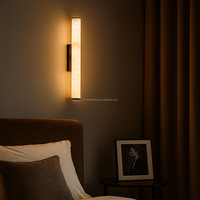 Lampes murales LED en albâtre à cylindre décoratif moderne pour la maison chambre à coucher chevet cuisine entrée salon appliques murales nordiques