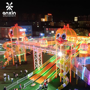 Attrezzature Ricreative Sicure e Durevoli Non Motorizzate per Parchi di Divertimento Familiari all'Aperto, Giostre Non Elettriche da Fabbrica Cinese - Product Image 4