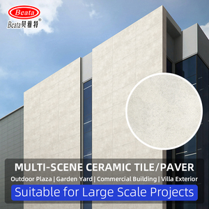 Carrelages de sol et de <span class=keywords><strong>mur</strong></span> en porcelaine émaillée/céramique au design moderne couleur gris pierre de tilleul pour les paysages extérieurs avec fonction brique réfractaire - Product Image 1