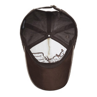 Nouvelles casquettes de baseball à 6 panneaux en toile 100% coton, motif dessin animé, boucle métallique, style hip-hop américain, à la mode, avec clous