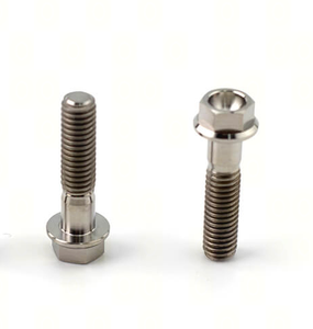 Bu lông lục giác mặt bích giá xuất xưởng, hợp kim titan Gr5 Ti6al4v cấp 5, gia công CNC - Product Image 1