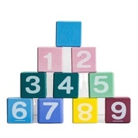 Bộ Xếp Hình Khối Gỗ Tự Nhiên, <span class=keywords><strong>81</strong></span> Miếng, Đồ Chơi Phát Triển Nhiều Màu Sắc, Kích Cỡ, Khối Gỗ, Đồ Chơi Lắp Ráp - Product Image 6