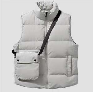 OEM سترة عالية الجودة للرجال والنساء شعار مخصص سترة بسحاب في الهواء الطلق سترة فقاعة للماء للجانبين - Product Image 2