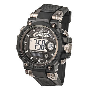นาฬิกาสปอร์ตดิจิทัลของผู้ชาย <span class=keywords><strong>Lasika</strong></span> W-H9047จอใหญ่กันน้ำมีสัญญาณเตือนสายวัสดุพลาสติกขายดีในอเมริกาใต้ - Product Image 2