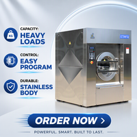 Industrial Washer Extractor with 300G+ High Extraction Performance for Hotel Hospital and Commercial Laundry