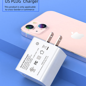 PD 20W 1 puerto <span class=keywords><strong>USB</strong></span> <span class=keywords><strong>C</strong></span> Tipo-<span class=keywords><strong>C</strong></span> Cargador de pared Tendencia eléctrica Teléfono celular <span class=keywords><strong>USB</strong></span> <span class=keywords><strong>C</strong></span> Cargador con enchufe de EE. UU. Para UL CUL 62368 - Product Image 5