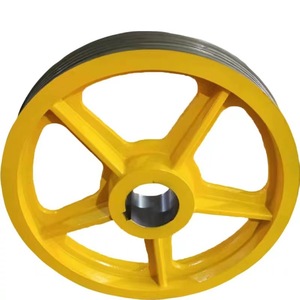 Poulie de traction d'ascenseur Hitachi 615TYF, type rond en acier, pour pièces d'ascenseur - Product Image 2