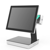 Sistema Android de pantalla táctil todo en uno, escáner de código QR incorporado, lector de tarjetas de impresora, sistemas POS de pantalla táctil