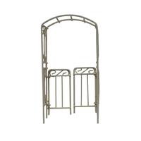Arco de Jardín Moderno Mini ZICOM Alemania Modelo 9069-G1038-W Blanco Fácil de Montar Cercas para Granjas y Balcones
