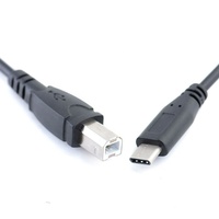 Cable de datos de impresora USB 2,0 tipo B a tipo C USB C