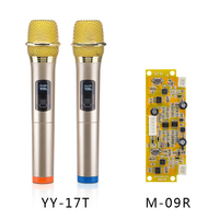 Pabrik OEM Murah Terbaik Penerima Pcb Suara Jernih Mikrofon Emas Mikrofon Nirkabel Jarak Jauh