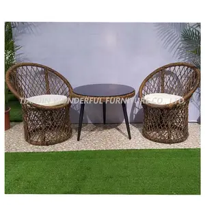 Factory Direct Sales High Quality Outdoor Furniture Rattan Outdoor Garden Furniture Coffee Shop Outdoor Furniture