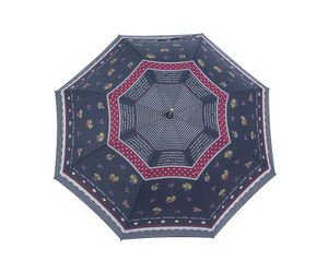 Résistant au vent, parapluie droit automatique avec diamant en cristal, mode japonaise classique pour femmes - Product Image 3