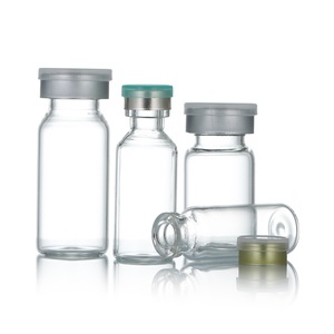 Flacons en verre pour injections pharmaceutiques, mini-flacons en verre pour médicaments avec bouchon en aluminium-plastique - Product Image 5