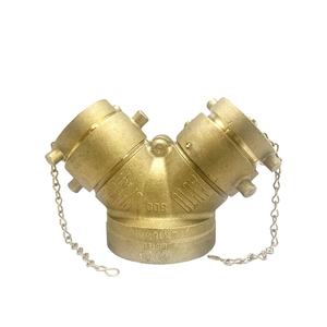 Leyon valvole in ottone antincendio antincendio di alta qualità FM UL in ottone con angolo a sfera valvola di arresto del tubo - Product Image 3