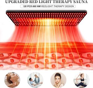 <span class=keywords><strong>Sauna</strong></span> ad Aria Calda Portatile Aggiornata con Lampada a Luce Rossa 660nm, Temperatura 175°C, Telecomando, Confortevole - Product Image 6