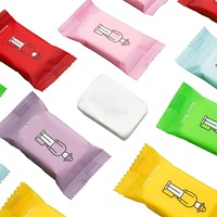 Mini Compressed Towels Disposable Cotton Soft, for Travel Home Outdoor Activities Individually Packaged Face Towels