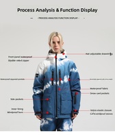 Nouvelle veste de ski respirante, chaude, coupe-vent et imperméable pour homme et femme, style ample, pour snowboard et activités de plein air.