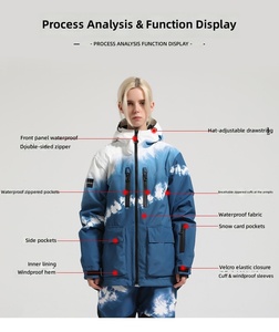 Nouvelle veste <span class=keywords><strong>de</strong></span> <span class=keywords><strong>ski</strong></span> respirante, chaude, coupe-vent et imperméable <span class=keywords><strong>pour</strong></span> homme et <span class=keywords><strong>femme</strong></span>, style ample, <span class=keywords><strong>pour</strong></span> snowboard et activités <span class=keywords><strong>de</strong></span> plein air. - Product Image 6
