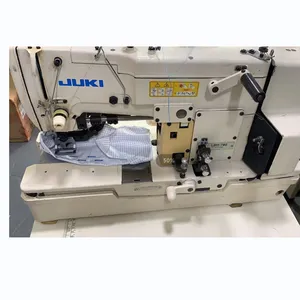 اليابان العلامة التجارية تستخدم JUKIS 780 ماكينة خياطة بإبرة واحدة زر حفرة مباشرة محرك صناعة ماكينة خياطة