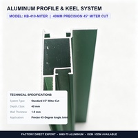 Cadre métallique robuste en profilé aluminium pour boîtier de boîte à lumière à film souple et affichage rétroéclairé