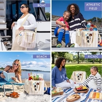 Déjeuner sacs isothermes rayure mignon enfants pour garçons filles sac à déjeuner isolé étudiant école déjeuner sacs isothermes