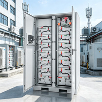 Armoire de batterie 64 kWh 51,2 V 1256 Ah refroidie par air IP54 pour système d'alimentation hors réseau pour les villages