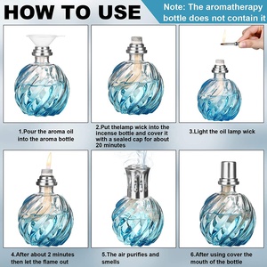 Stoppino Ceramico Catalitico per Lampada <span class=keywords><strong>a</strong></span> Olio con Fragranza, Stile Lussuoso, Lunga Durata e Facile da Usare per Deodoranti e Diffusori d'Ambiente - Product Image 4