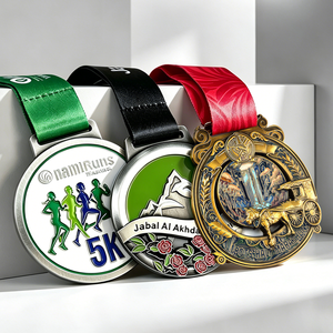 Vervaardigt Marathon Race Finisher Running Award Custom Metalen Ambachtelijke Medallas Sport Medailles Met Lint - Product Image 3