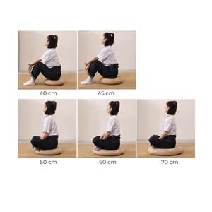 Handmade Japanese Tatami Meditation <b>Cushion</b> Thick Woven Straw Floor Seat <b>Round</b> Zen <b>Cushion</b> for Yoga and Tea Room Decor - Product Image 2