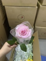 Hochwertige Rote Rosen Künstliche Blumen Realistische Rosen-Arrangements mit Stielen im Großhandel für Hochzeit Valentinstag Heimdekoration