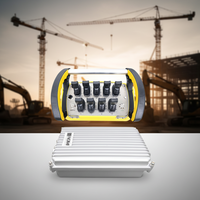 Sistema de Control Proporcional Inalámbrico para Grúa sobre Orugas, Kit de Adaptación con Batería Recargable, Marca NOMI, para Uso en Construcción