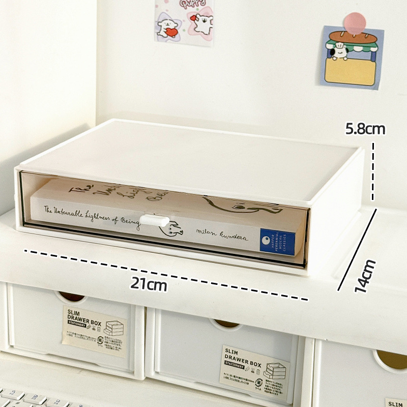 White one drawer
