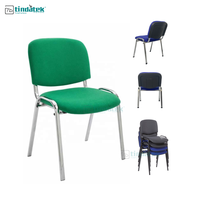 Chaise d'école empilable bon marché FoShan Chrome pour salle de formation d'invité conférence de bureau événements d'attente étudiant à l'université