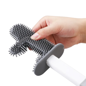 <span class=keywords><strong>Brosse</strong></span> de toilette en silicone miniature pour la maison 2023, outil de nettoyage pour la salle de bain, <span class=keywords><strong>brosse</strong></span> de toilette en silicone - Product Image 2