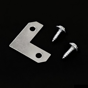 Support d'angle en métal en forme de L, 1 mm, galvanisé à chaud, pour la fixation des cadres de portes et de fenêtres - Product Image 2