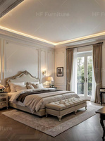 Service professionnel de design d'intérieur 3D, solution de chambre classique de luxe, meubles personnalisés, armoire, ensemble de literie, plan